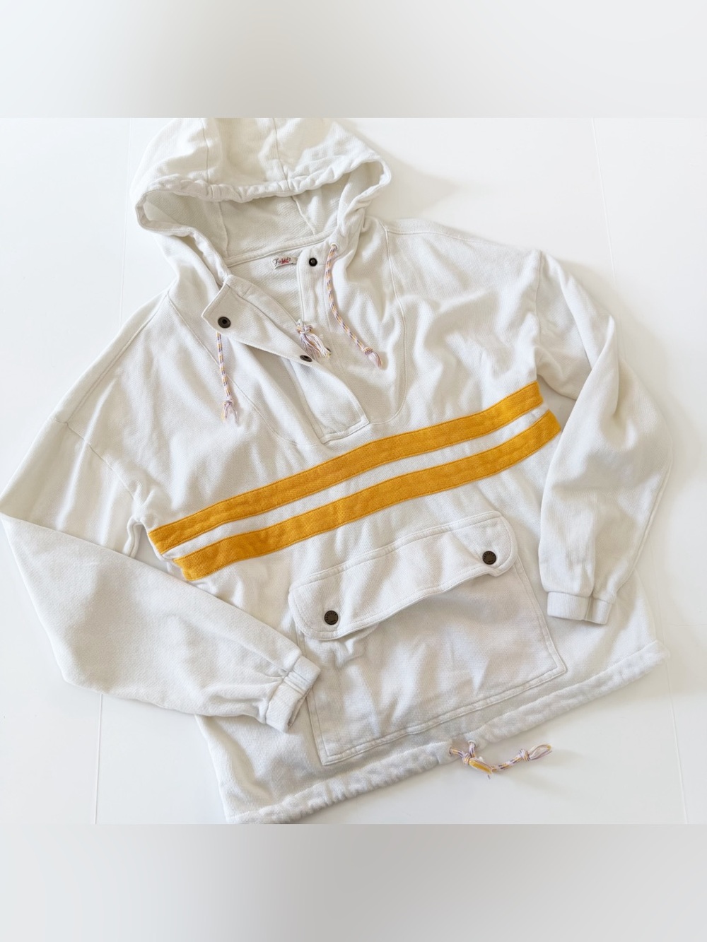 Faherty Hoodie Sweatshirt Womens Small Daybreak French Terry Sun Rays - Picture 2 of 10